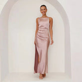 Bridesmaid Maxi Dress - Dust Pink