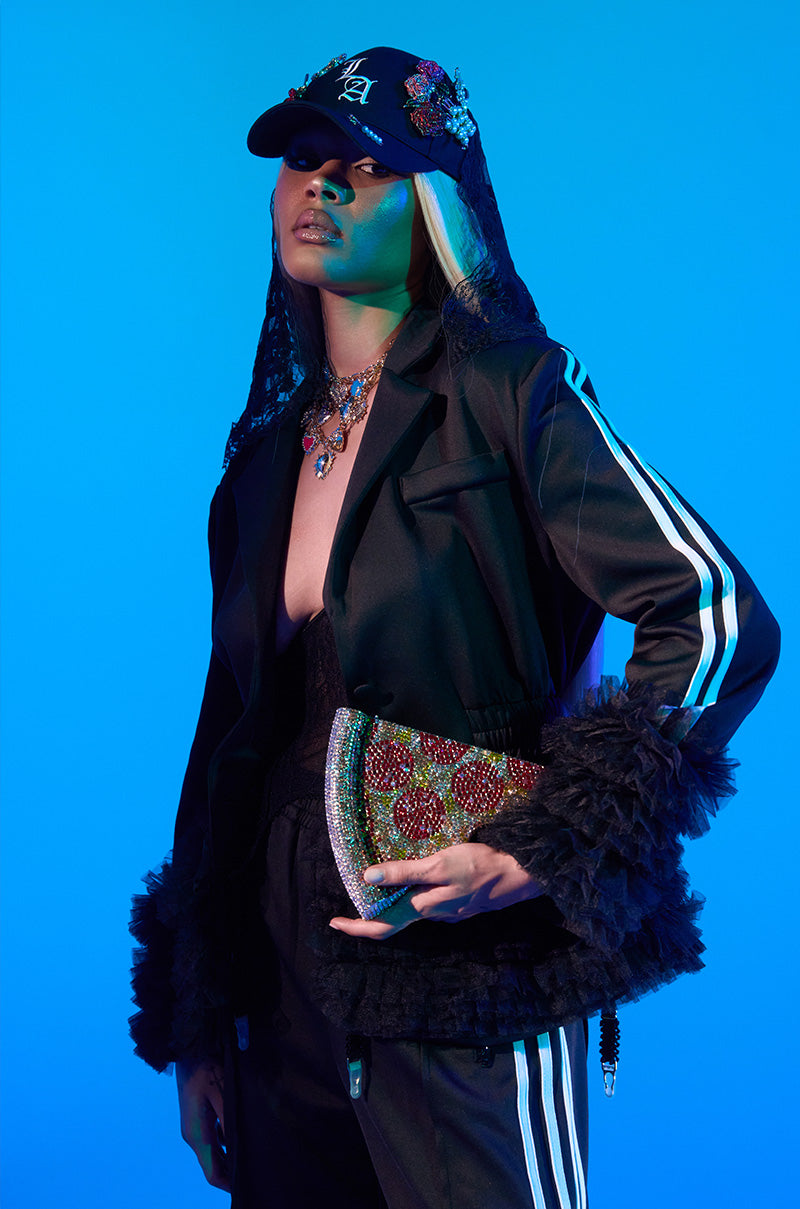 BIG HIT TULLE TRIM BLAZER