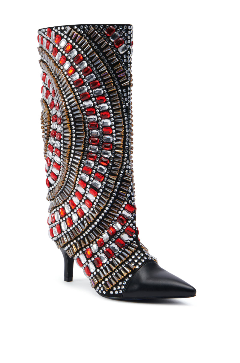 AZALEA WANG FARLEY EMBELLISHED BOOT