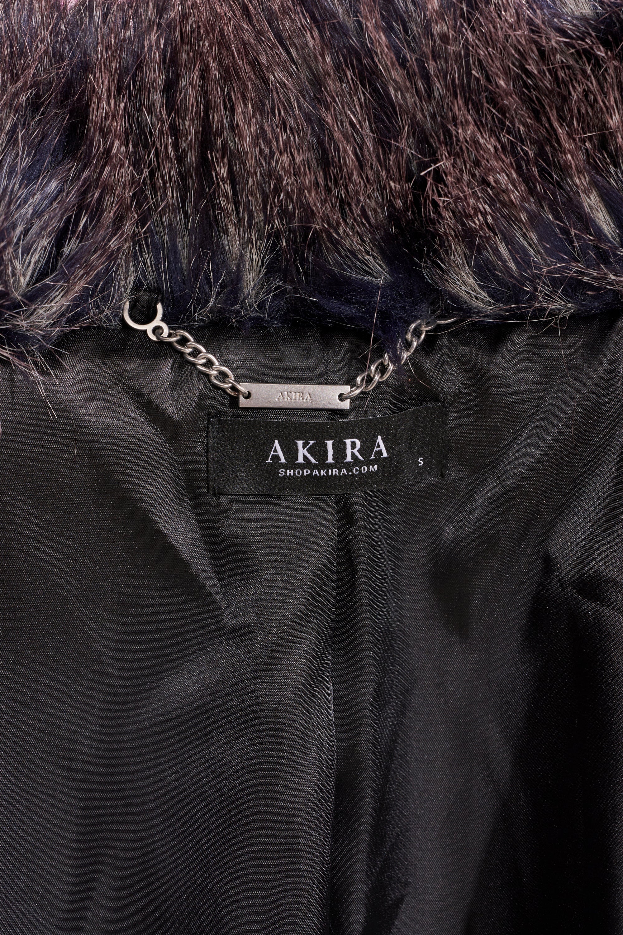 NOTRE DAME FAUX FUR COAT