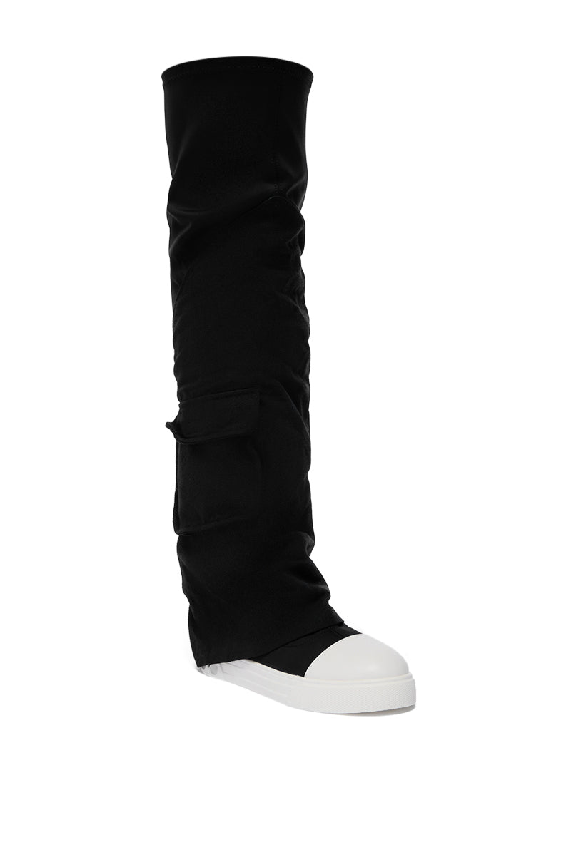 AZALEA WANG TAZULA OVER THE KNEE SNEAKER